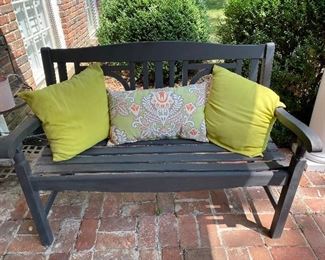 Pair of porch benches