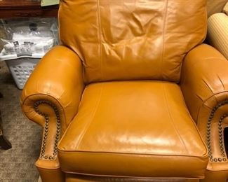 BUTTERSCOTH LEATHER RECLINER FROM WALTER E SMITHE