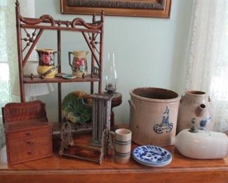 candle mold, stoneware