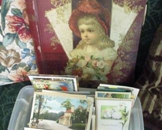 postcards & scrapbook