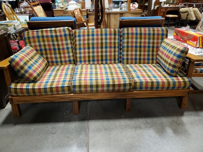 Ranch Oak Sofa.  Great for the cabin!