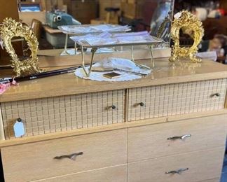 Matching 50's Blonde Dresser