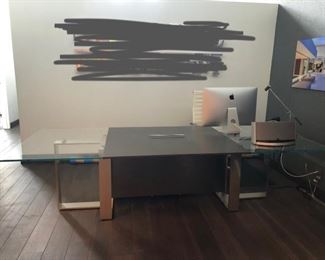 Executive front office desk 114"x48"