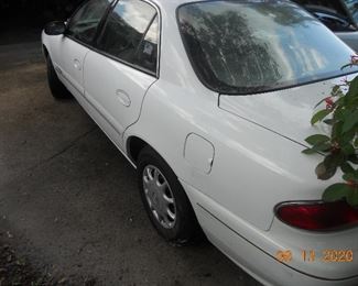2000 Buick Century only 70736 miles. Garage Kept. Needs a cleaning, A/C Charge. New Battery. Asking $1,800