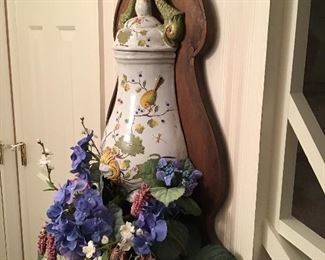 Mounted on Wood Lavabo from Italy