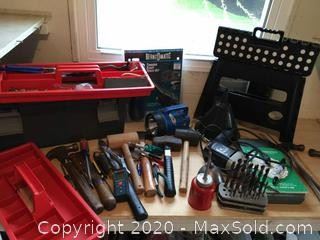 Hand Tools, Black and Decker Drill, Benzomatic Torch Kit, More
