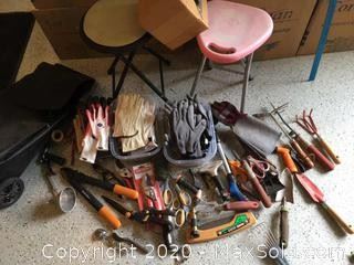 Garden Tools And Gloves