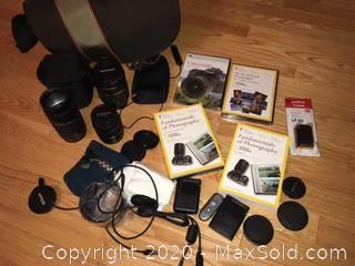 Camera Lenses, Photography Books, More