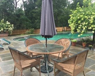 Patio Set Wicker