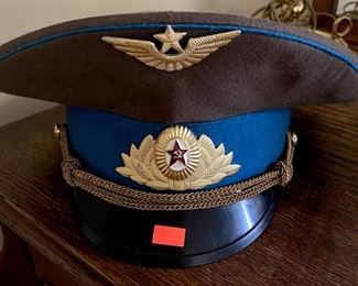 Russian KGB hat with Badges