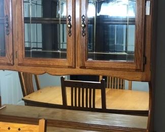 Amish Table & Hutch $1200