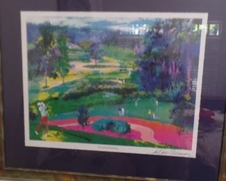 Signed limited edition Leroy Neiman  $600