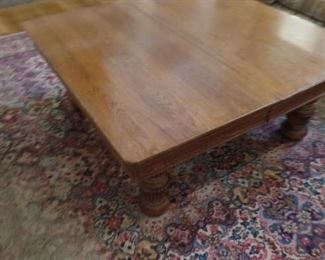 oak coffee table $395