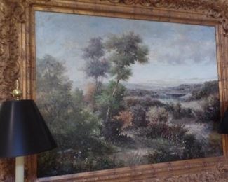 Large original oil painting 5' plus x 4' plus $1,200
