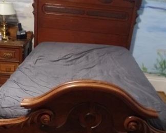 Antique Victorian bed  $495