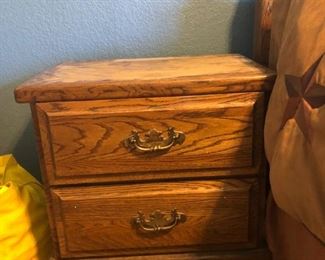 King of Solid Oak night stand.