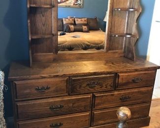 King of Solid Oak Dresser