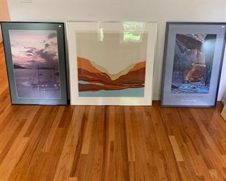 Part of a large collection of artwork and signed prints