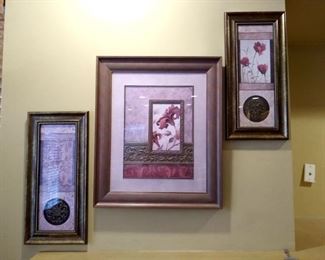 Lots of framed art