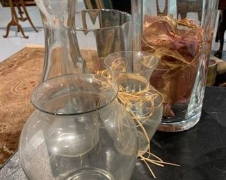 Assortment of Glass Vases