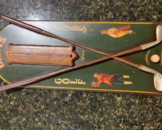 Davis Golf Club Wall Hanging Thermometer