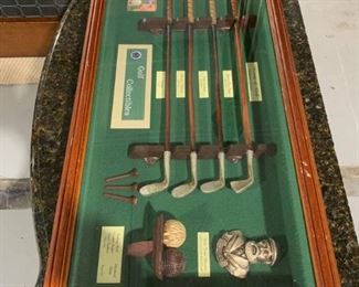 History of Golf Shadow Box