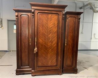 Mahogany Wardrobe Set Bernhardt