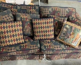 Upholstered Futon Couch