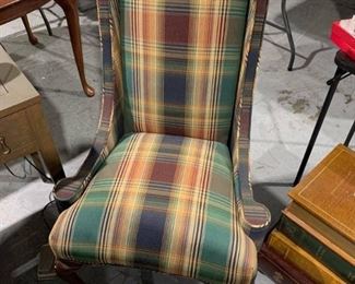 Traditional Highback Accent Chair