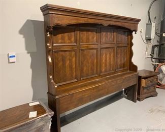 Vintage Wooden Headboard