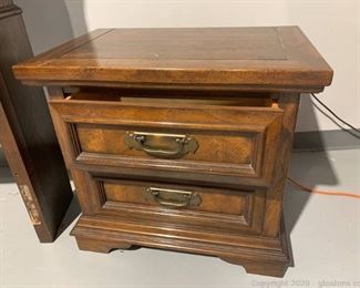 Vintage Wooden Nightstand