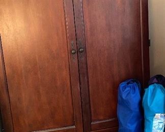 Armoire, Fold Up Chairs with Carrier