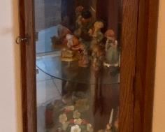 Corner Curio Cabinet, Hummel Figurines, Collectibles