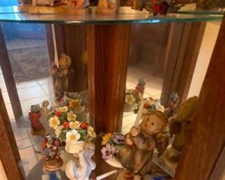 Corner Curio Cabinet, Hummel Figurines, Collectibles