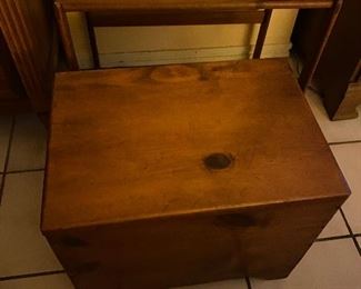 Wooden Box, Side Table