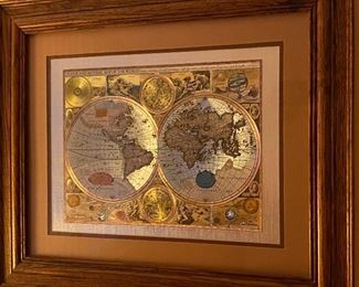 Framed Wall Atlas