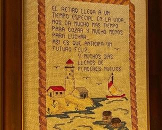 Needlepoint In Spanish .... Life