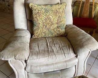 Suede Recliner