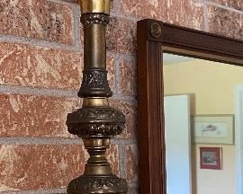 Brass Large Candlestick