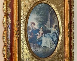 Assorted Gold Overlay Framed Art