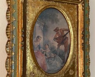 Assorted Gold Overlay Framed Art