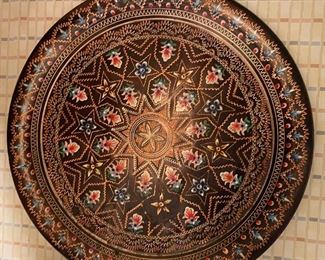 Hand Painted Oversize Serving Tray