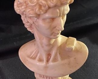 Bust of "David" After Michaelangelo's David Resin