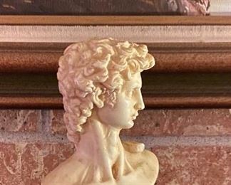 Bust of "David" After Michaelangelo's David Resin