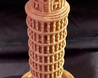 Vintage Leaning Tower of Pisa Italy Resin