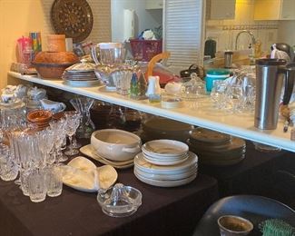 Assorted Dining & Kitchen Items