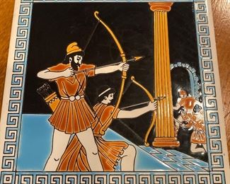 Greek Art Tile