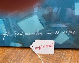 Yoel Benharrauche Artists proof 31.25" X 39.25" 