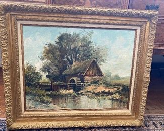 Original Oil By Alexander Borowski 37" x 31"