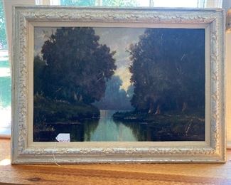 Original Oil By •	Alexander Borowski  44.25 X 32.25